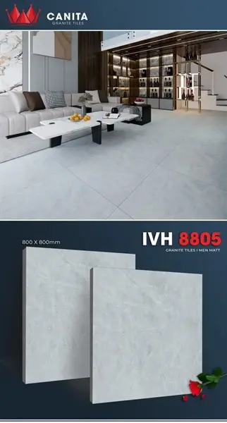 8080 IVH8805 A1 – Gạch Việt Nam – 80x80 – ảnh 2