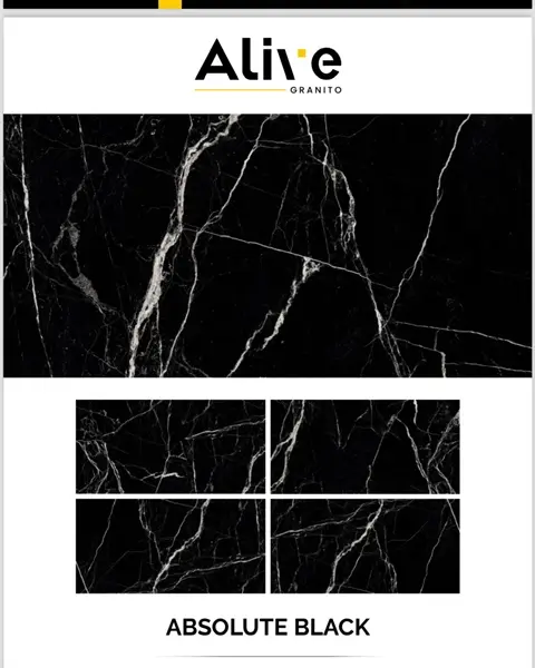 60120 Absolute Black – Gạch Nhập Khẩu Ấn Độ – 60x120