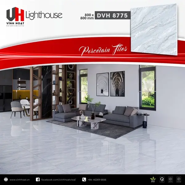 8080 DVH8775 A1 – Gạch Việt Nam – 80x80 – ảnh 2