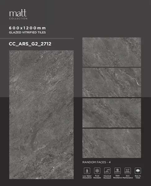 60120 Melange Grafito – Gạch Nhập Khẩu Ấn Độ – 60x120