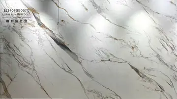 120240 Carved Fish Maw Gold (GB007Q) – Gạch Nhập Khẩu Ấn Độ · 120x240