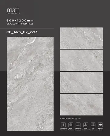 60120 Melange Gris – Gạch Nhập Khẩu Ấn Độ · 60x120