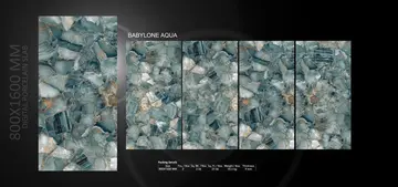 80160 BABYLONE AQUA – Gạch Nhập Khẩu Ấn Độ · 80x160