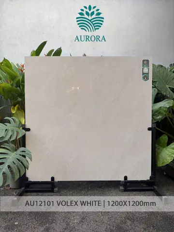 120120 Volex White – Gạch Nhập Khẩu Ấn Độ · 120x120