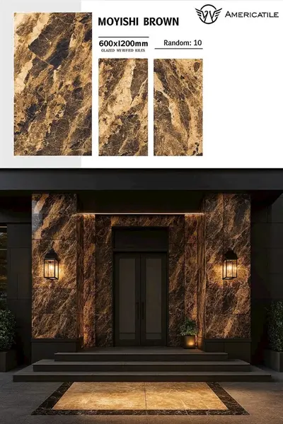 60120 Moyishi Brown – Gạch Nhập Khẩu Ấn Độ – 60x120