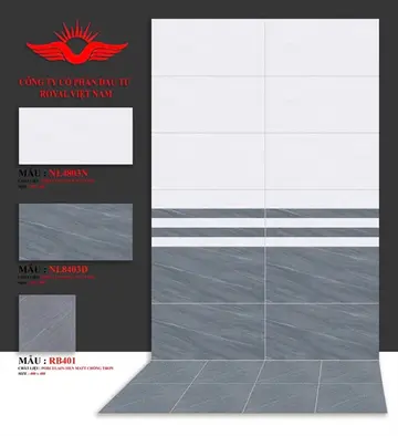 4080 NL4803 Đậm – Gạch Việt Nam · 40x80