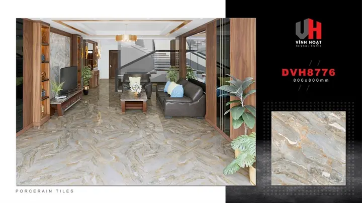 8080 DVH8776 A1 – Gạch Việt Nam – 80x80 – ảnh 2