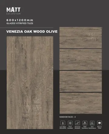 20120 Venezia Oak Wood Olive – Gạch Nhập Khẩu Ấn Độ · 20x120
