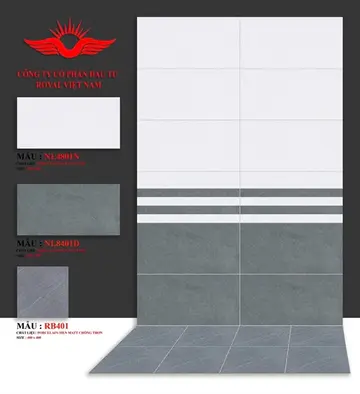 4080 NL4801 Đậm – Gạch Việt Nam · 40x80
