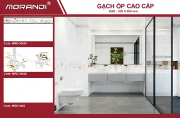 3060 MRD3602 Trắng khói – Gạch Việt Nam · 30x60