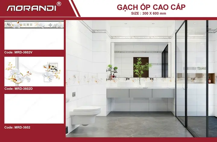3060 MRD3602 Trắng khói – Gạch Việt Nam – 30x60