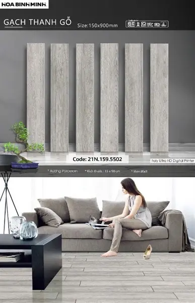 1590 1595502 A1 – Gạch Á Mỹ – 15x90
