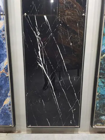 60120 Black Marquina (Bóng) – Gạch Nhập Khẩu Ấn Độ · 60x120
