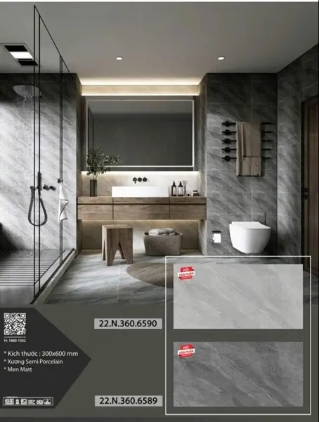 3060 3606590 A1 – Gạch Á Mỹ – 30x60 – ảnh 2