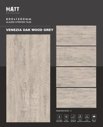 20120 Venezia Oak Wood Grey – Gạch Nhập Khẩu Ấn Độ · 20x120
