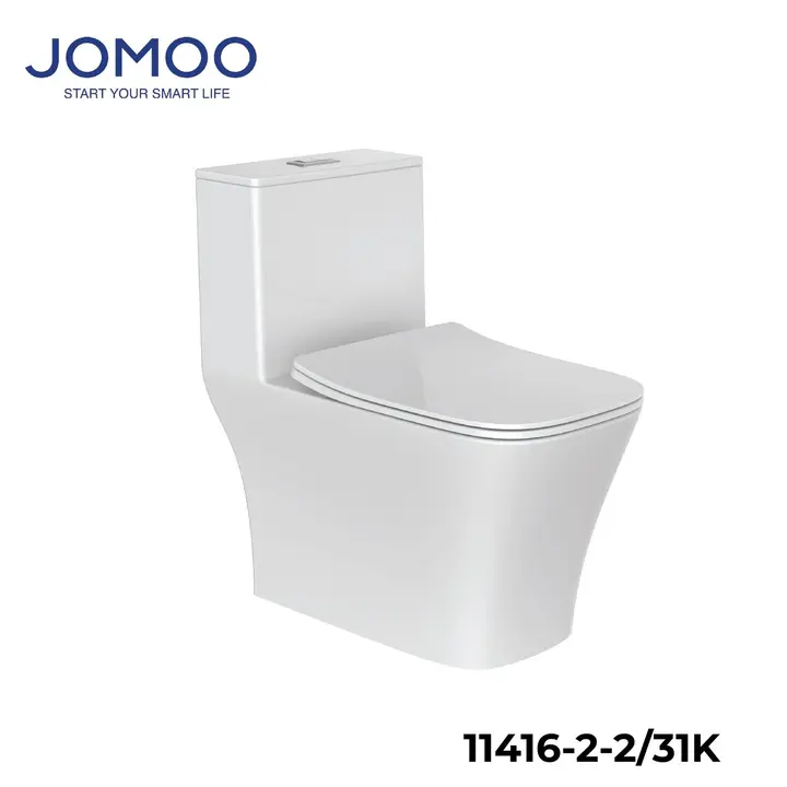 Bàn cầu 1 khối Jomoo 11416-2-2-31K – TBVS › Bàn cầu