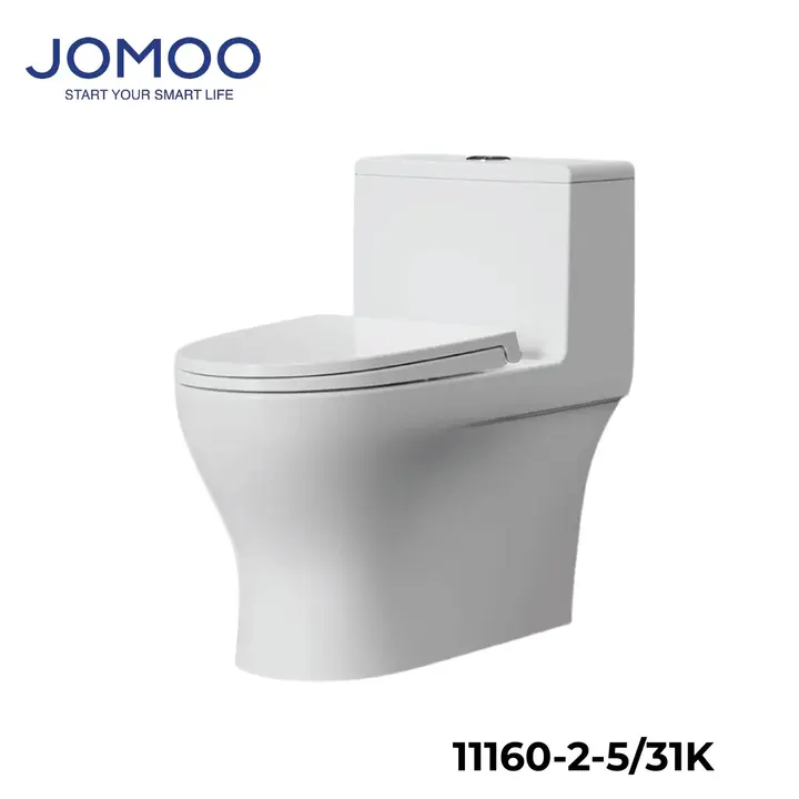 Bàn cầu 1 khối Jomoo 11160-2-5-31K – TBVS › Bàn cầu