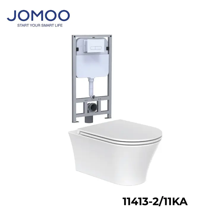Bàn cầu treo tường Jomoo 11413-2-11KA – TBVS › Bàn cầu