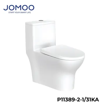 Bàn cầu 1 khối Jomoo P11389-2-1-31KA – TBVS › Bàn cầu