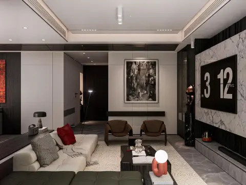 Lát sàn phòng khách & bếp – ảnh 15