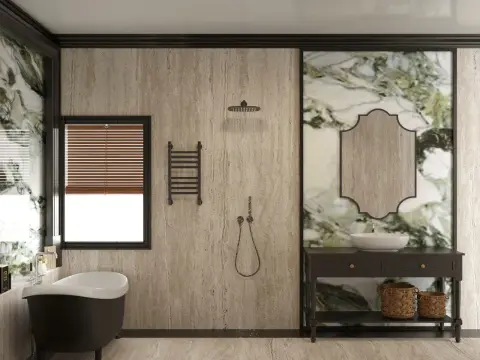 Lát sàn phòng khách & bếp – ảnh 17